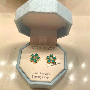 Rachel Zoe Earrings- Flower Studs